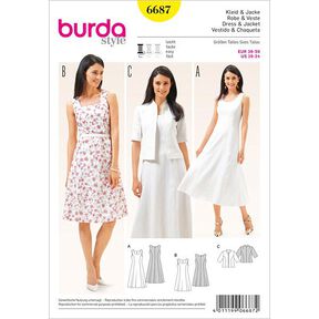 Dress / Jacket, Burda 6687, 