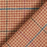 Houndstooth Plaid Coating Fabric with Glitter Effect – beige/copper,  thumbnail number 4