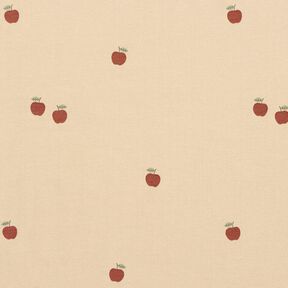 Cotton Jersey little apples &ndash; sand, 