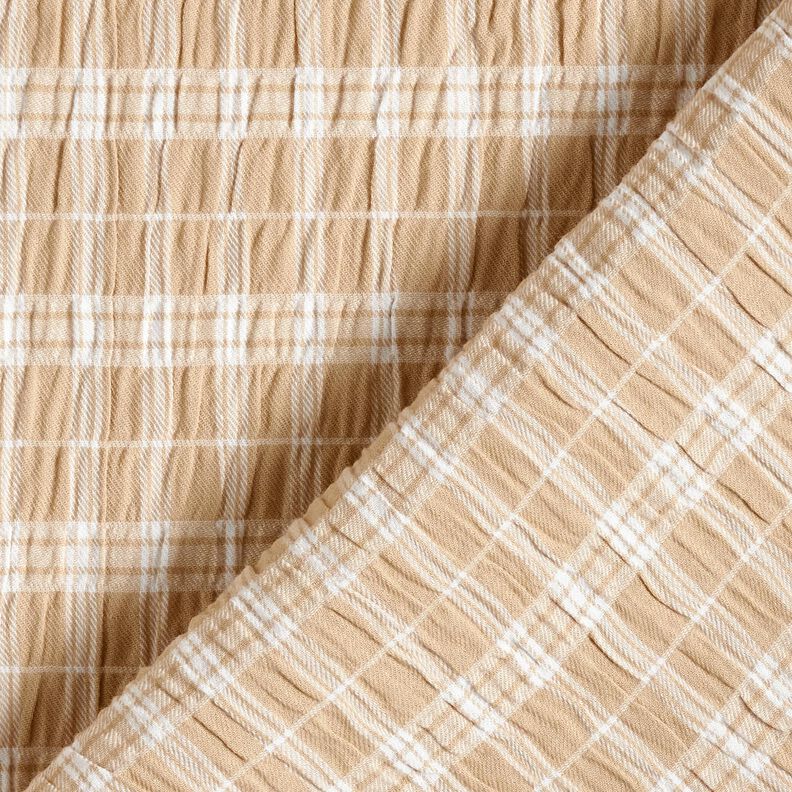 Seersucker Blurred Stripes – sand/white, image number 4
