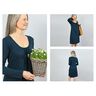 FRAU VLIELAND Jersey Dress with Round Neckline | Studio Schnittreif | XS-L,  thumbnail number 2