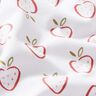 Cotton Jersey Stylised Strawberries – white/pink,  thumbnail number 2