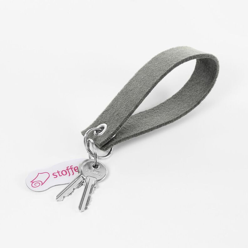 Felt 90 cm / 3 mm thick – grey,  image number 5