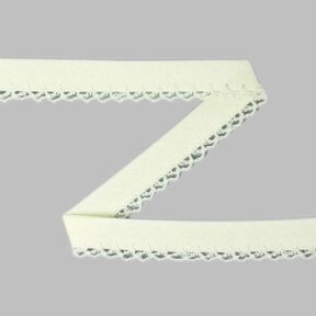 Bias Tape with Crochet Trim 11 – offwhite, 