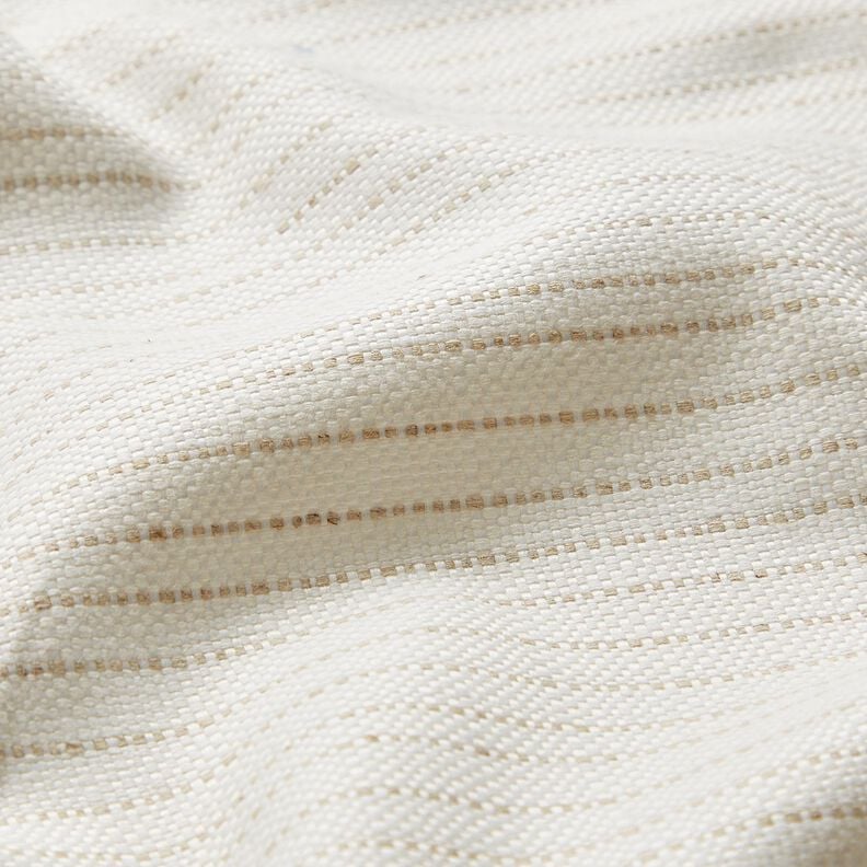 Decor Fabric Panama discreet stripes &ndash; light beige/light beige,  image number 2