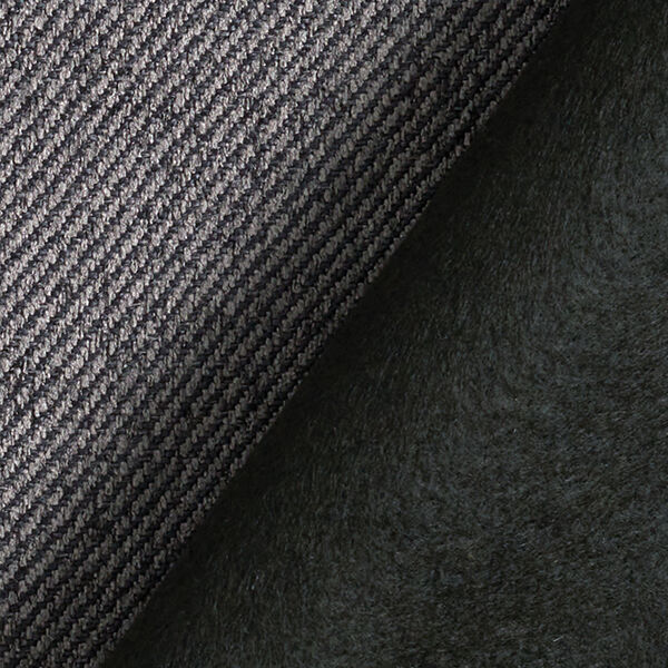 Upholstery Fabric Twill Look – dark grey,  image number 3