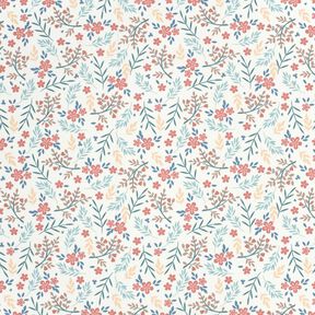 Swimsuit Fabric UPF50 flower tendrils – offwhite/rose gold, 