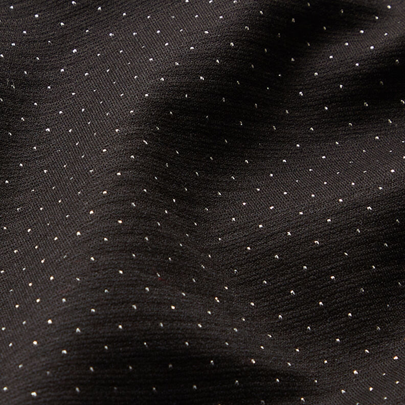 spotty lurex Romanit jersey – black,  image number 2