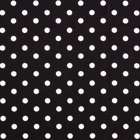 Cotton Poplin Large Dots – black/white, 