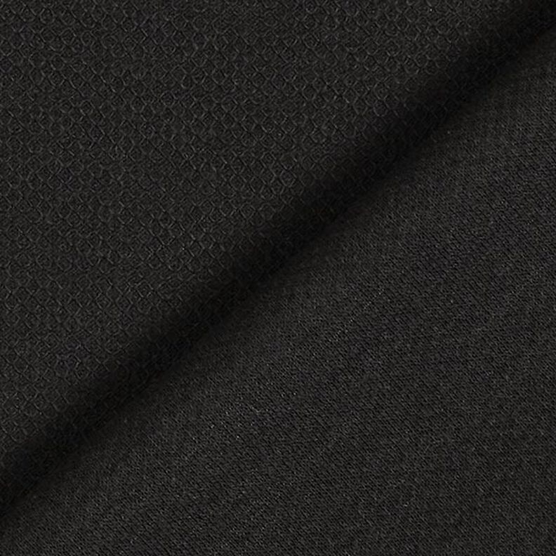 Plain Cotton Pique – black,  image number 3