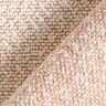 Outdoor Fabric fine bouclé – salmon/offwhite,  thumbnail number 4