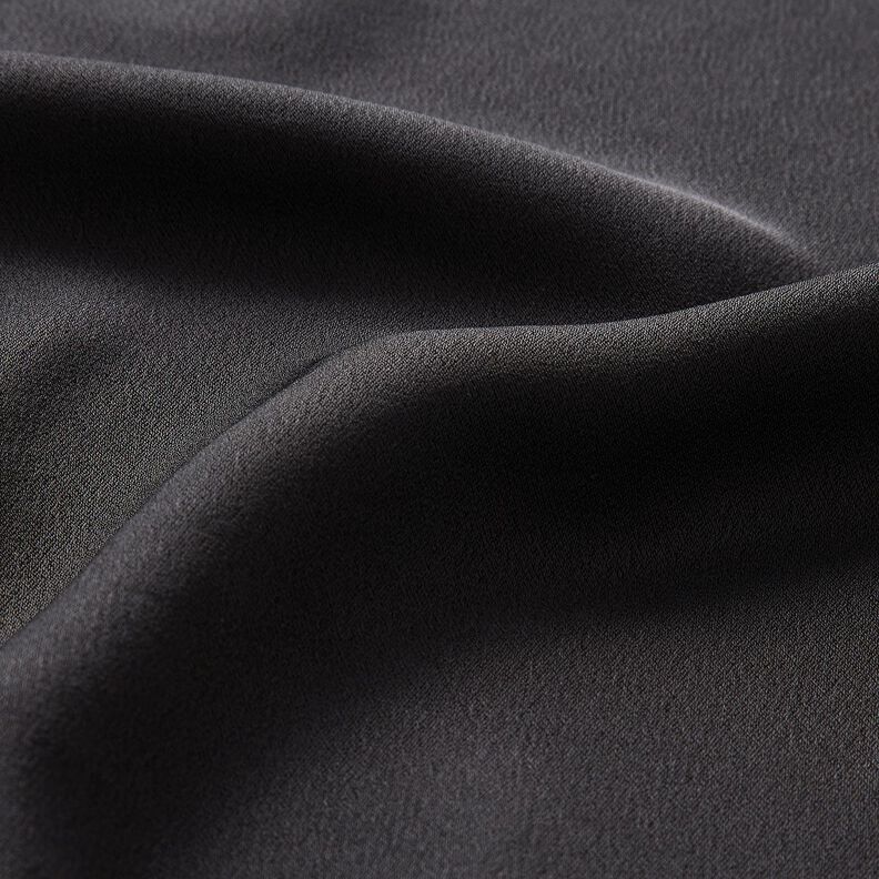 Plain polyester satin – black, image number 2