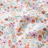 Cotton Poplin strawberry meadow – offwhite/lobster,  thumbnail number 2