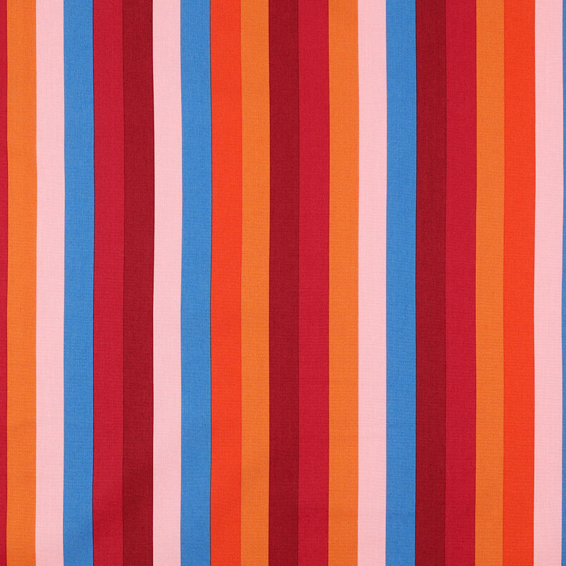 Cotton Poplin Summer Stripe | Nerida Hansen – burgundy,  image number 1