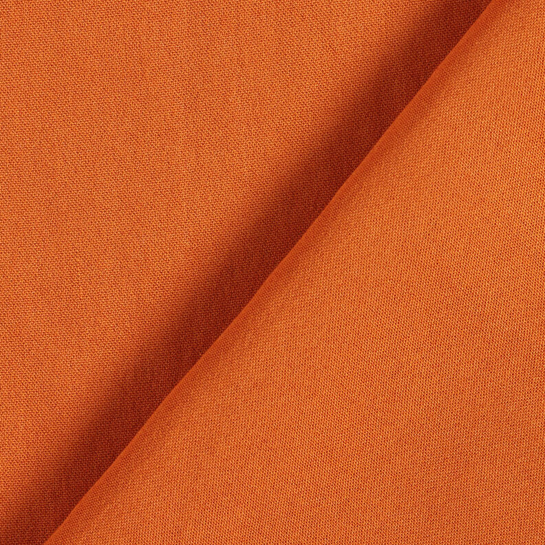 Plain-coloured plain weave viscose blend – terracotta,  image number 4