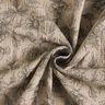 Double Gauze/Muslin Large Flowers – light taupe/black,  thumbnail number 3