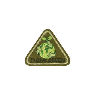 Think Green Patch  – khaki, 