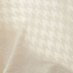 Houndstooth jacquard dobby – offwhite, 