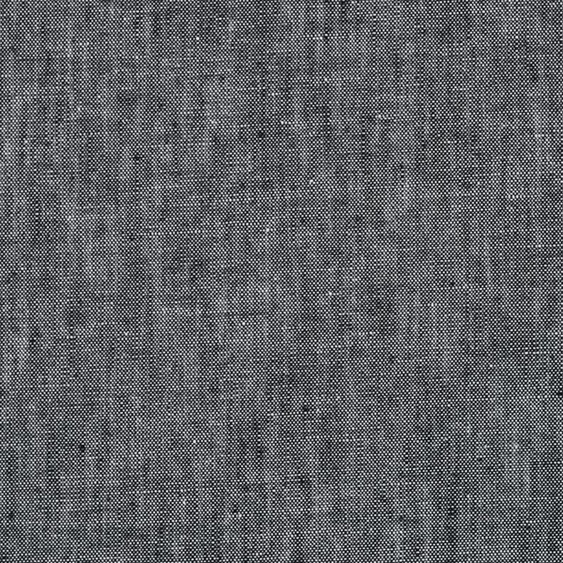 Mottled pure linen – black,  image number 7