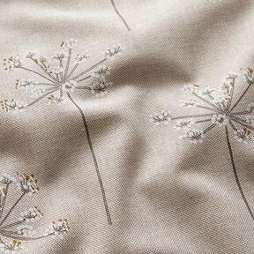 Decor Fabric Half Panama bear claw – natural/white, 