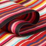 Outdoor Deckchair fabric Longitudinal stripes 44 cm – carmine/white,  thumbnail number 3
