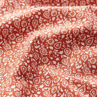 Cotton Cretonne Small Paisley – terracotta, 