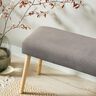 Upholstery Fabric Leather-Look Ultra-Microfibre – dark grey,  thumbnail number 7
