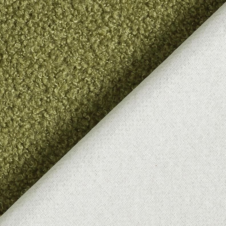 Upholstery Fabric Teddy soft – olive, image number 3