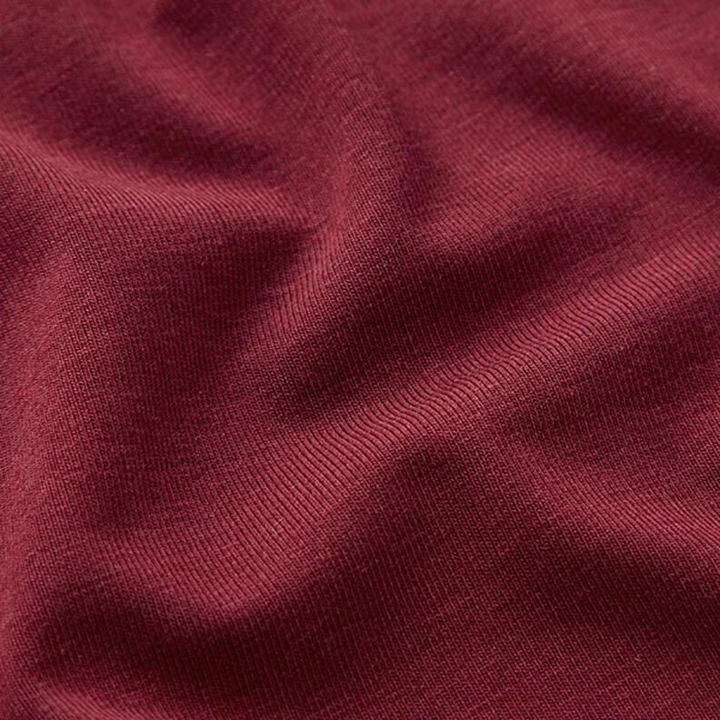 Bamboo Viscose Jersey Plain – burgundy,  image number 3