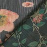 Chiffon flower meadow – black | Remnant 90cm,  thumbnail number 4