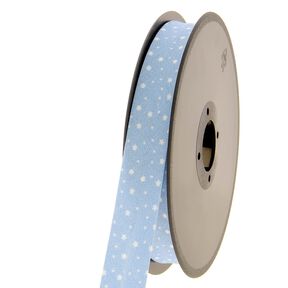 Bias binding Stars Organic cotton [20 mm] – light blue, 