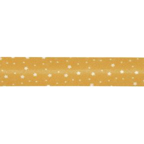 Bias binding Stars Organic cotton [20 mm] – mustard, 
