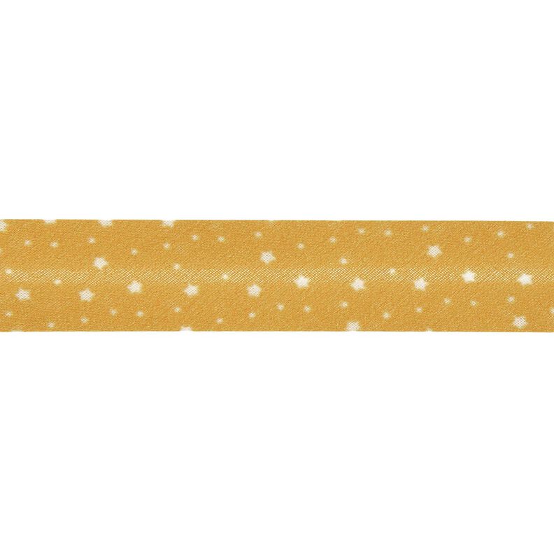 Bias binding Stars Organic cotton [20 mm] – mustard,  image number 1