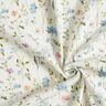 Ribbed Jersey Watercolour Floral Meadow – ivory,  thumbnail number 3
