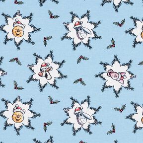French Terry Winnie the Pooh Licensed Fabric | Disney – light blue, 