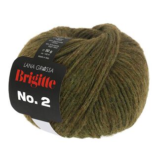 BRIGITTE No.2, 50g | Lana Grossa – dark olive, 