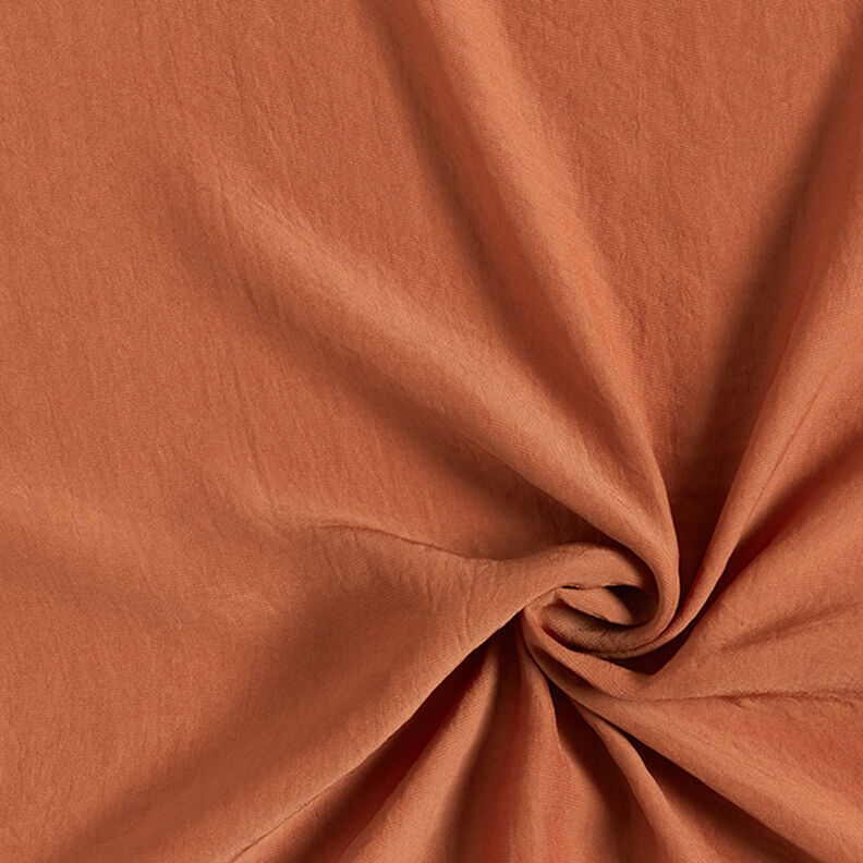 Plain crinkle lightweight blouse fabric – bronze,  image number 1