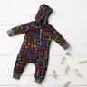 Softshell Glitter Stars – black/colour mix,  thumbnail number 7