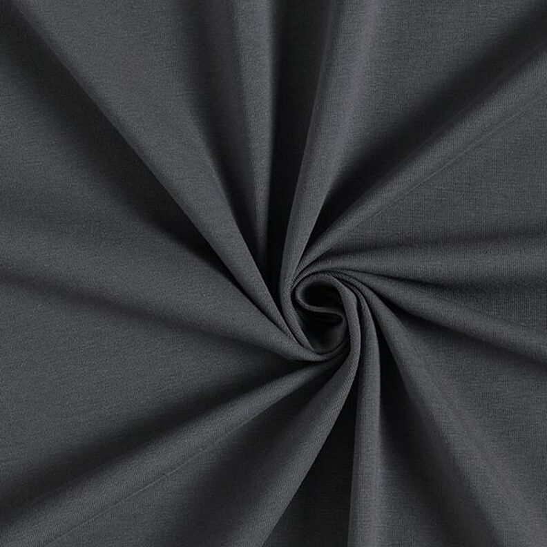 GOTS Cotton Jersey | Tula – dark grey,  image number 1