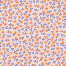 GOTS Cotton Poplin Ditsy Flowers | Poppy Fabrics – natural/peach orange,  thumbnail number 1