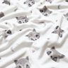Cosy Fleece cute raccoons – ivory/dark grey,  thumbnail number 2