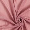 Metallic pinstripe chiffon dobby – dark dusky pink/metallic silver,  thumbnail number 3