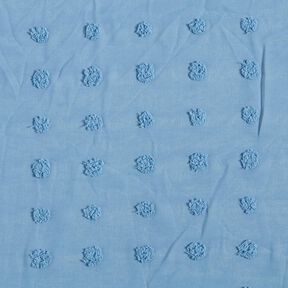 Large dobby dots chiffon – brilliant blue, 