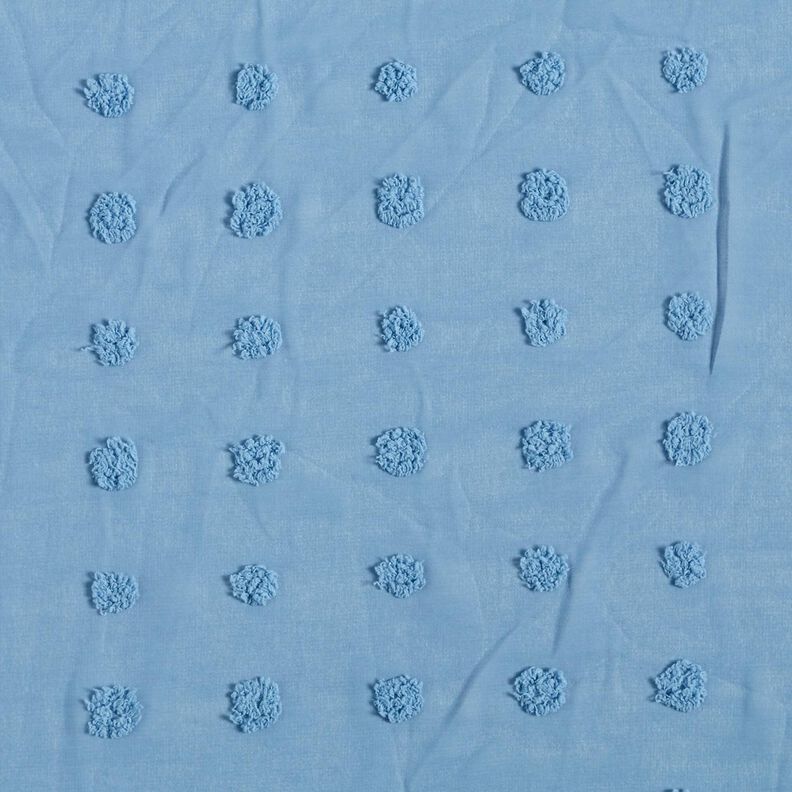 Large dobby dots chiffon – brilliant blue,  image number 1
