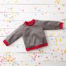 Cuffing Fabric Plain – red,  thumbnail number 4