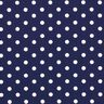 Cotton Poplin Large Dots – navy blue/white,  thumbnail number 1
