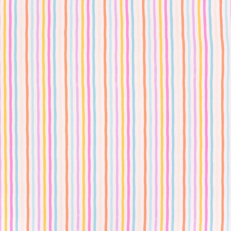 Cotton Jersey Pastel stripes – offwhite/pastel violet,  image number 1