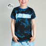 Cotton Jersey sharks | Glitzerpüppi – black/light turquoise,  thumbnail number 5
