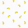 Cotton Poplin lemons – white,  thumbnail number 1