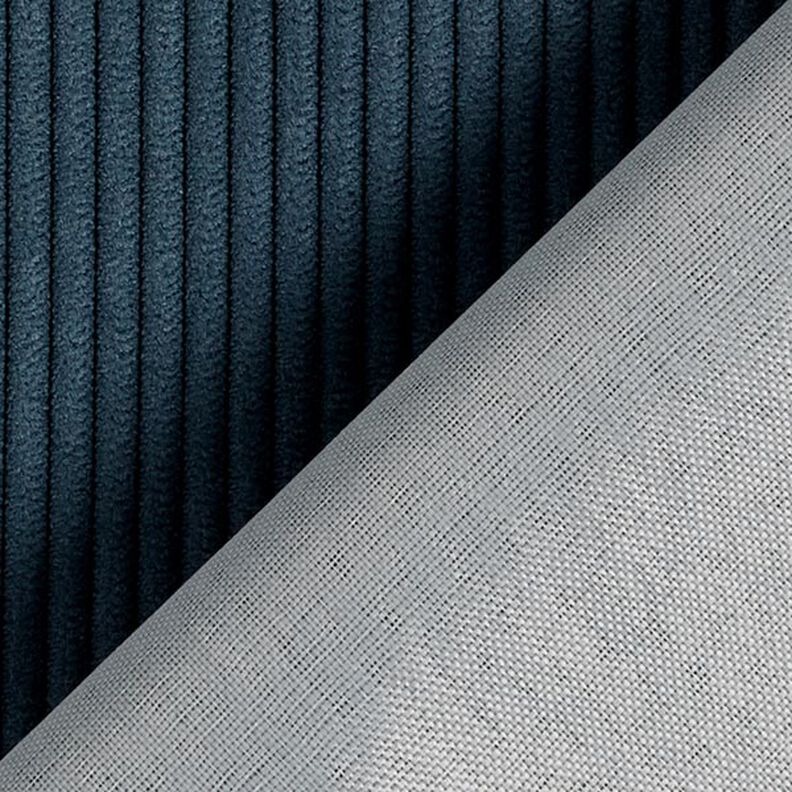 Upholstery Fabric Cord-Look Fjord – midnight blue,  image number 3